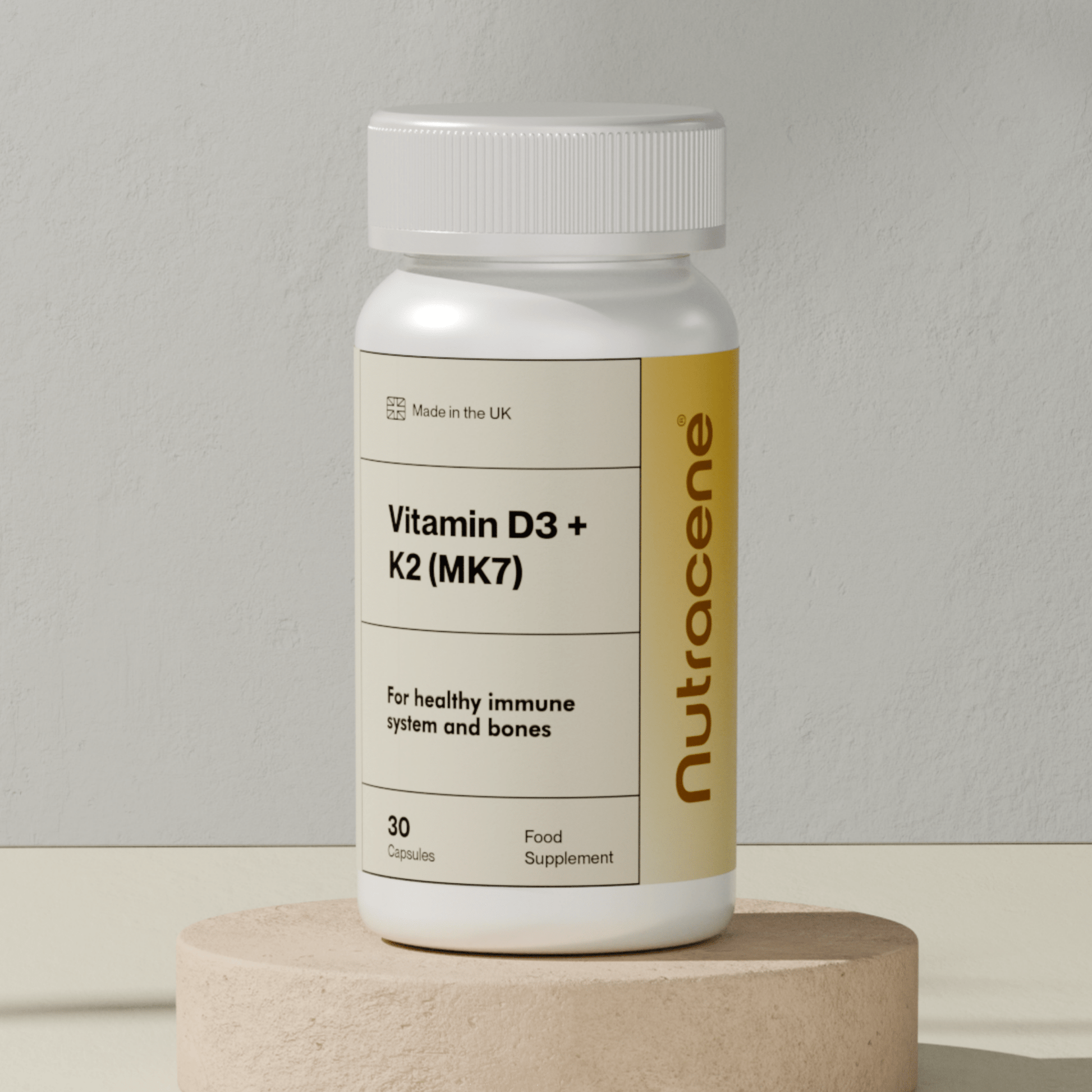 Vitamin D3 + K2 (MK7) - Nutracene