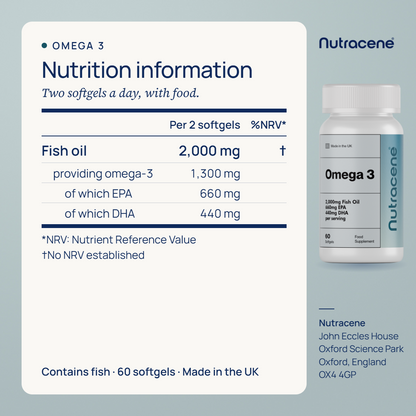 omega3, nutrition information