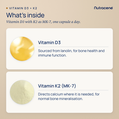 vitamin d3 k2 mk7, what's inside